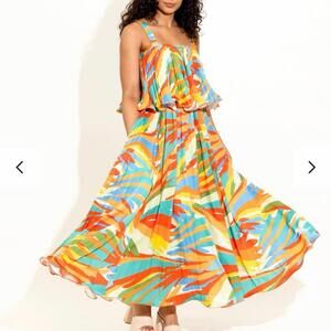 Alden Adair Samantha Dress Agave‎ Small